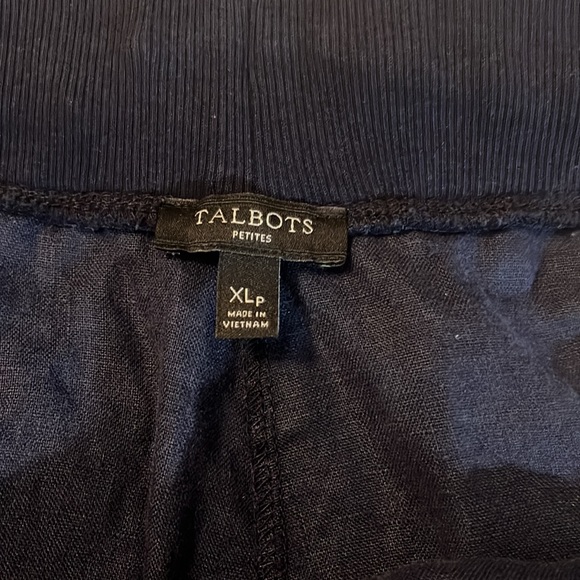Talbots Navy Linen Shorts - Picture 4 of 5